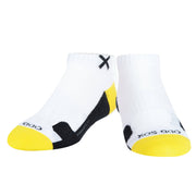 Basix Women Ankle 3 Block Staple Yellow White Black