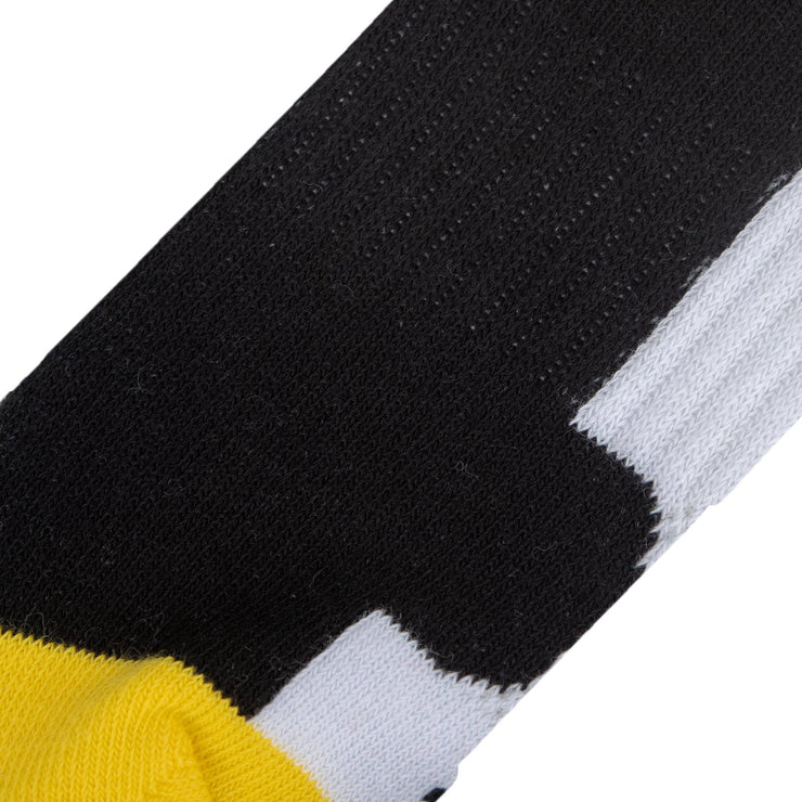 Basix Women Ankle 3 Block Staple Yellow White Black