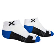 Basix Women Ankle 3 Block Staple Royal White Black