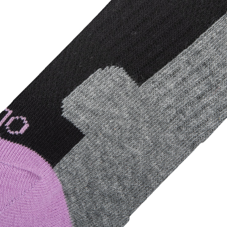 Pastel Black Purple Heather