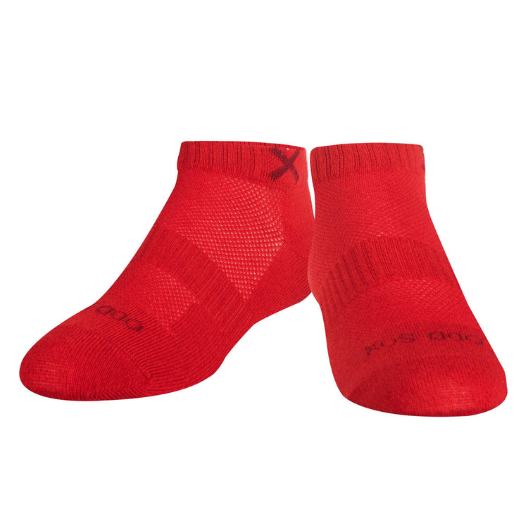 Basix Women Ankle Solid  Red Heather