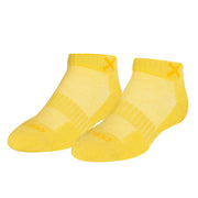 Basix Women Ankle Solid Yellow Heather