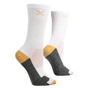 Sand White Heather Women's Crew Socks