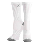 White Gray Women's Crew Socks