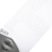 White Gray Women's Crew Socks