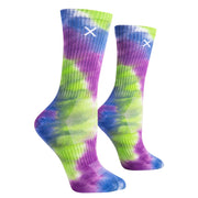 Tie Dye Far Out Women's Crew Socks