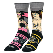 Bret Hart Vs Shawn Michaels Men's Crew Socks