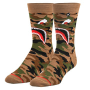 Warplane Camo Men's Crew Socks