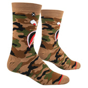 Warplane Camo Men's Crew Socks