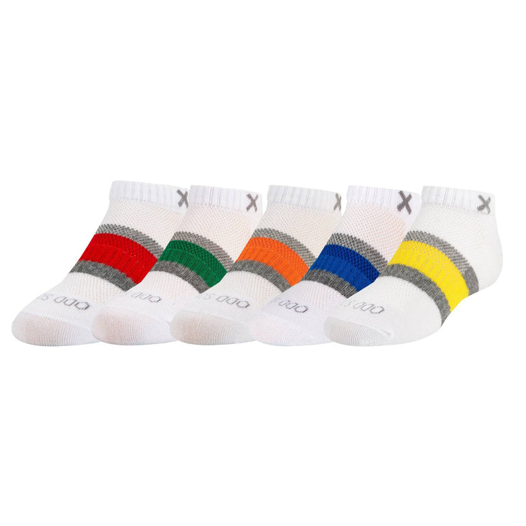 Basix Everyday Little Kids Ankle Socks (5 Pack)