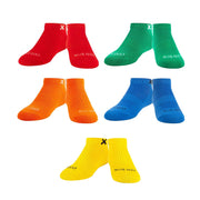 Basix Everyday Little Kids Ankle Socks (5 Pack)