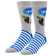 York Peppermint Pattie Men's Crew Socks