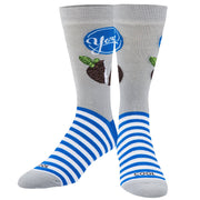 York Peppermint Pattie Men's Crew Socks