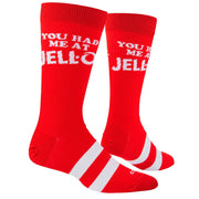 You Had Me At Jell-O Men's Crew Socks