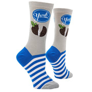 York Peppermint Pattie Women's Crew Socks