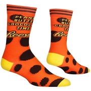 Peanut Butter Chocolate Time Men's Crew Socks