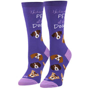 Pet All The Dogs Women's Crew Socks