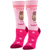 Cat Therapist Women's Crew Socks