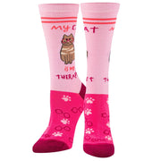 Cat Therapist Women's Crew Socks