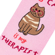 Cat Therapist Women's Crew Socks