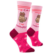 Cat Therapist Women's Crew Socks