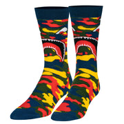 Warplane Rugby Camo  Men's Crew Socks