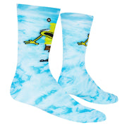 Wavy Bob Tie Dyed  Men's Crew Socks