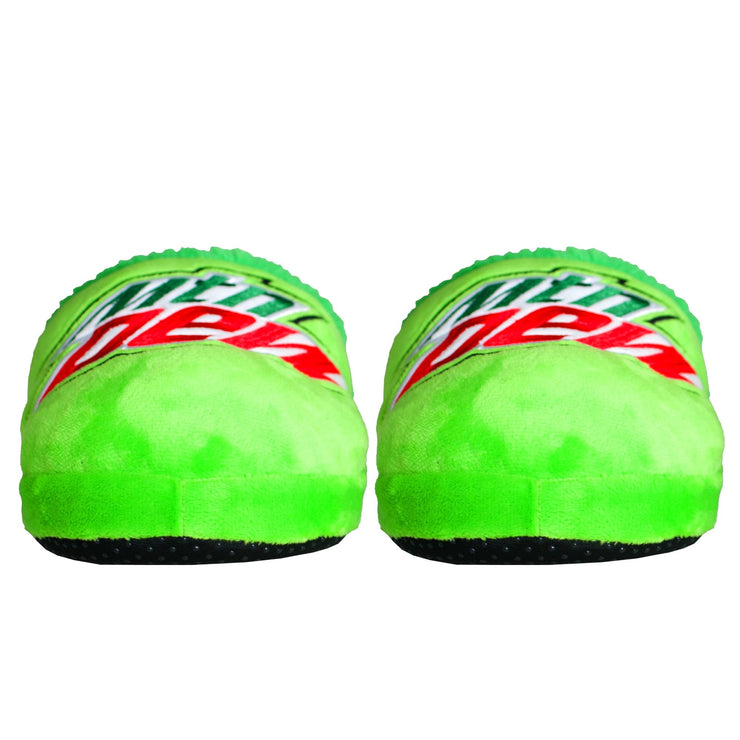 Mountain Dew Camo Fuzzy Slip-On Slippers