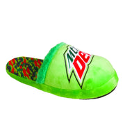 Mountain Dew Camo Fuzzy Slip-On Slippers