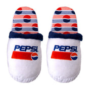 Pepsi Fuzzy Slip-On Slippers