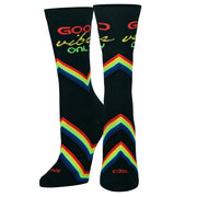 Good Vibes Only Women's Crew Socks