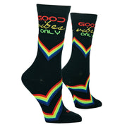 Good Vibes Only Women's Crew Socks