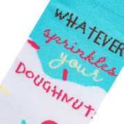 Sprinkles Your Doughnuts Women's Crew Socks