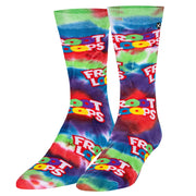 Froot Loops Tie Dye Men's Crew Socks