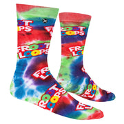 Froot Loops Tie Dye Men's Crew Socks