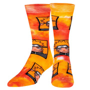 Naruto Tie Dye Men's Crew Socks