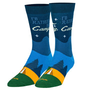 Id Rather Be Camping  Men's Crew Socks