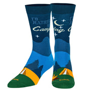 Id Rather Be Camping  Men's Crew Socks