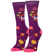 Live Laugh Love Women's Crew Socks