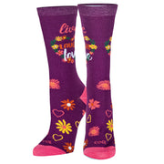 Live Laugh Love Women's Crew Socks