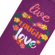 Live Laugh Love Women's Crew Socks