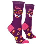 Live Laugh Love Women's Crew Socks