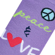 Peace & Love Women's Crew Socks