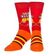 Red Hots  Men's Crew Socks