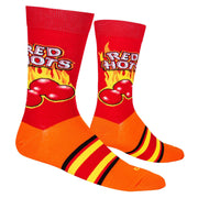 Red Hots  Men's Crew Socks