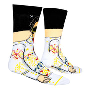 Elvis Eagle Jumpsuit 360 Knit Men's Crew Socks