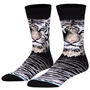 White Bengal Men's Crew Socks