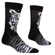 White Bengal Men's Crew Socks