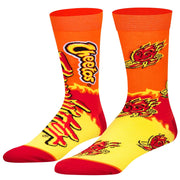 Flamin Hot Split Men's Crew Socks