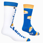 White Castle Split Men's Crew Socks